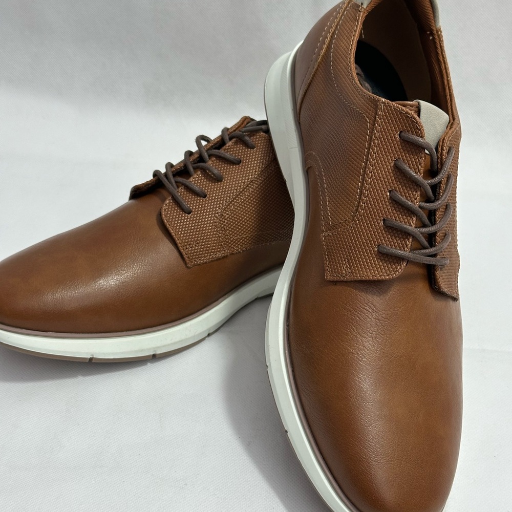 Alfani Tan Leather Oxfords
